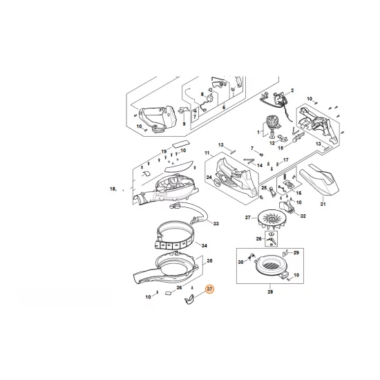 STIHL   Dociskacz SA02 792 9900